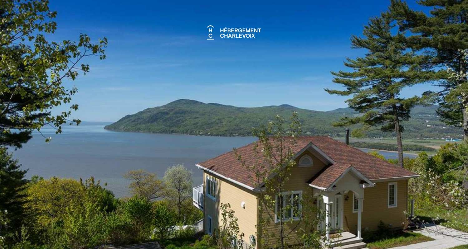 CEL-5 - Résidence chaleureuse avec vue spectaculaire sur le St-Laurent